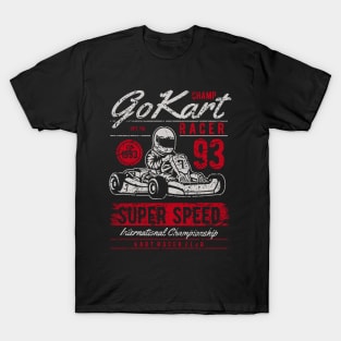 Vintage Go Kart Racer Super Speed T-Shirt